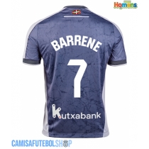 Camisa de time de futebol Real Sociedad Ander Barrenetxea #7 Replicas 2º Equipamento 2025-26 Manga Curta